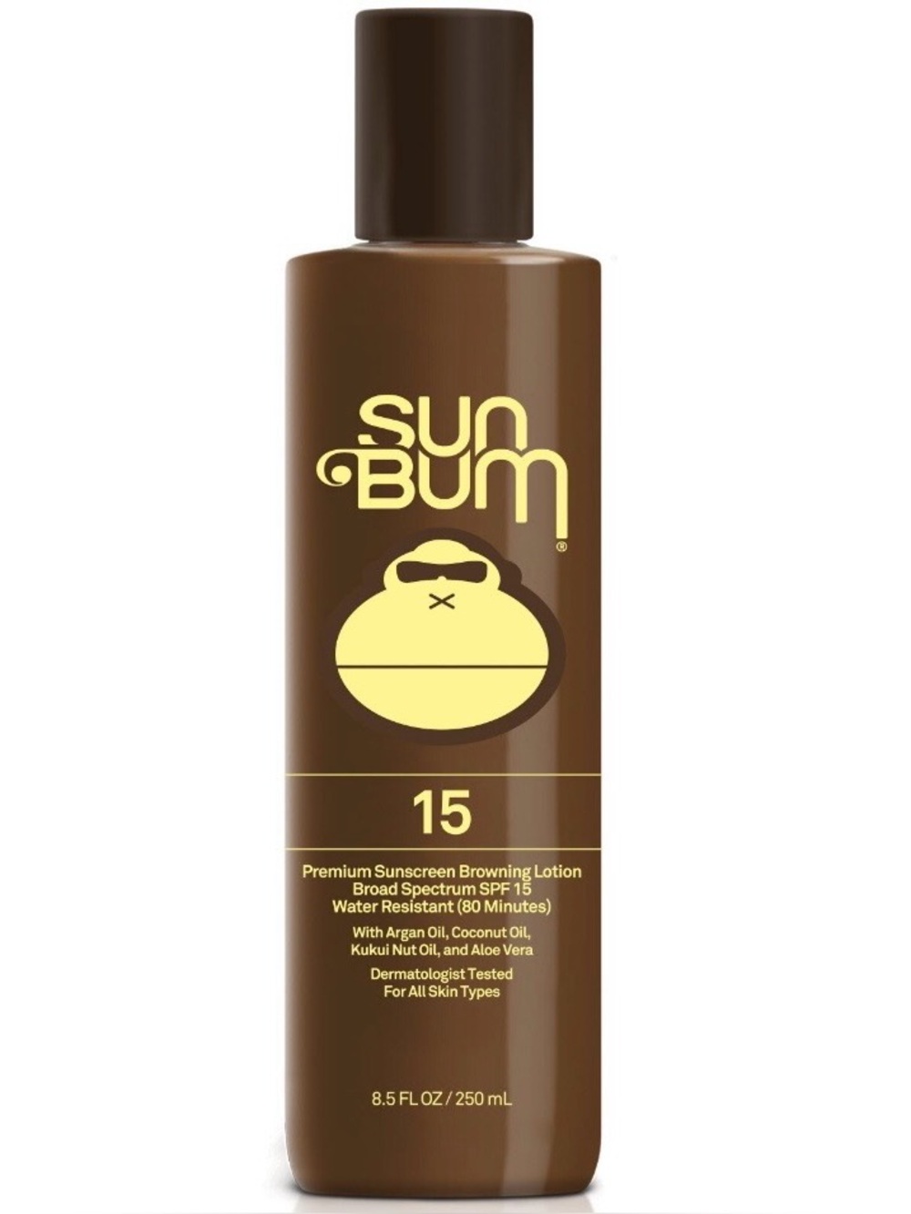 SUN BUM Premium Sunscreen Browning Lotion SPF 15 8.5 oz / 250mL ~ New & Sealed